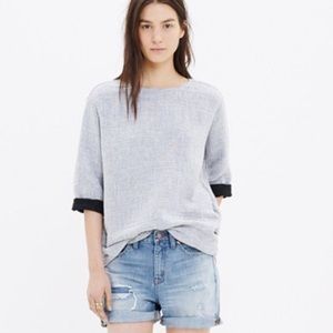 Madewell Double Faced Side Pocket Top